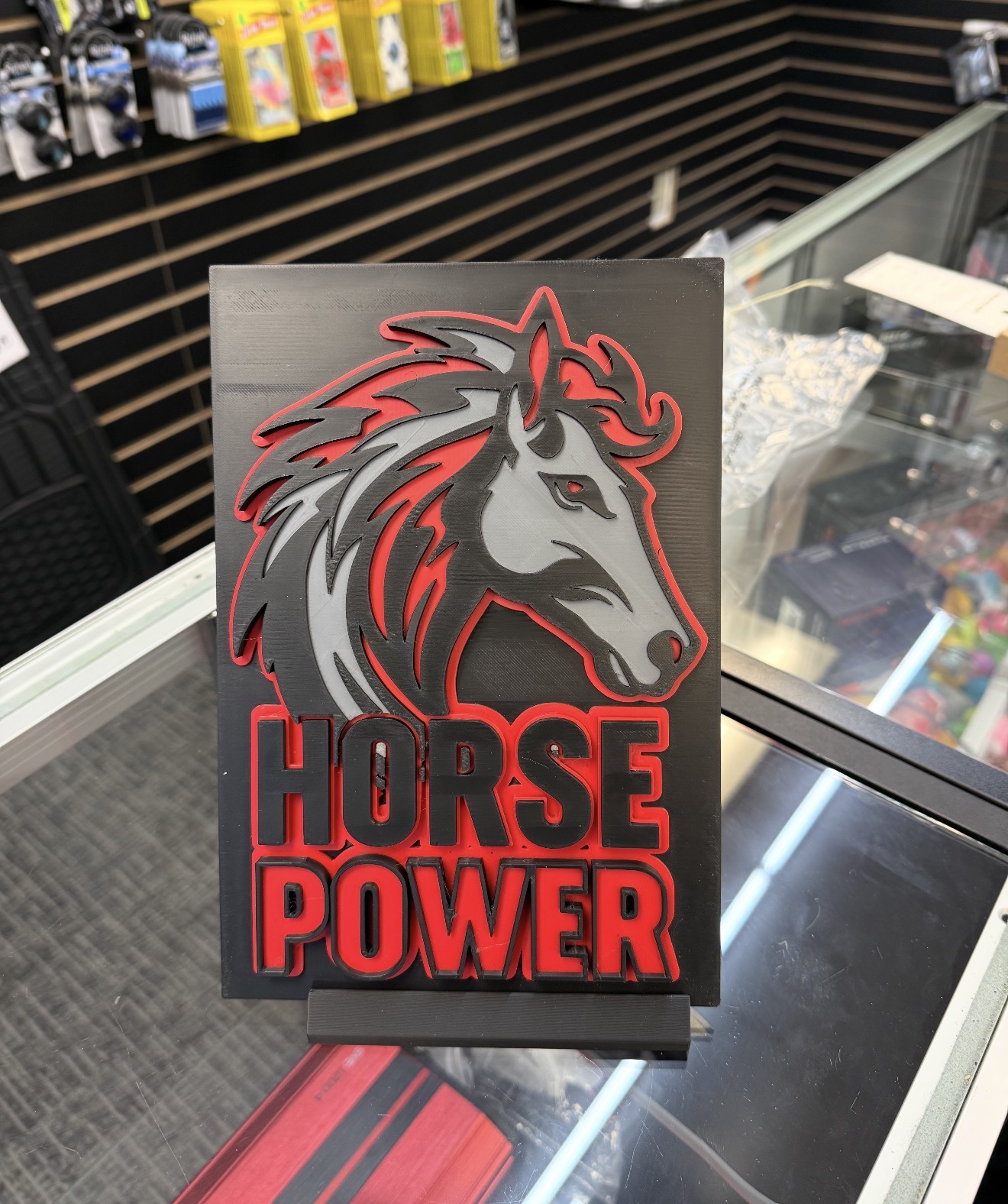 Horse Power 3D logo sign